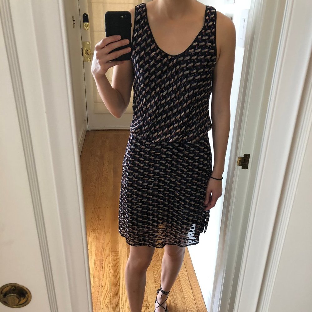 SOLD Marc by Marc Jacobs silk abstract pattern dress